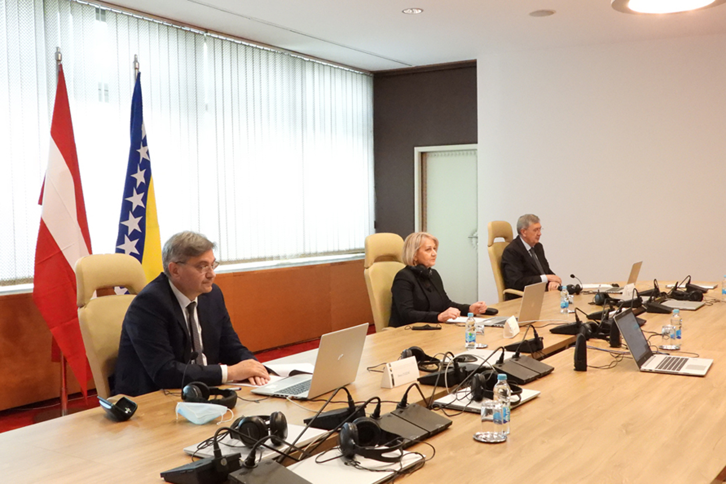 Članovi Kolegija Predstavničkog doma održali online sastanak sa predsjednikom Nacionalnog vijeća Parlamenta Republike Austrije